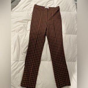 Urban outfitters brown checked trousers!
